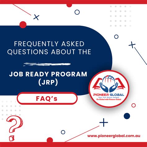 Job Ready Program (JRP) FAQs .